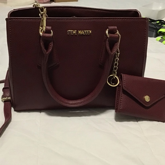 NWT Steve Madden Burgundy Women's Bag - Picture 2 of 12